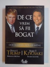 DE CE VREM SA FII BOGAT , DOI OAMENI.ACELASI MESAJ de DONALD J .TRUMP &amp;amp,amp,amp,amp, ROBERT T. KIYOSAKI 2008