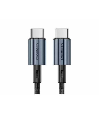 Cablu USB type C - USB type C PD 60W 3A 2m negru textil Choetech foto
