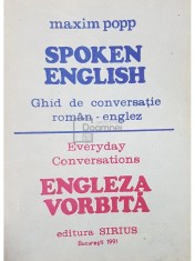Maxim Popp - Spoken english / Engleza vorbita (Editia: 1991) foto