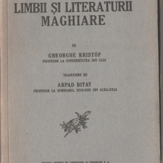 Gheorghe Kristof - Istoria limbii si literaturii maghiare