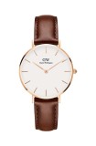 Daniel Wellington ceas Petite 32 St Mawes femei, culoarea maro