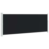 Cumpara ieftin Copertina laterala retractabila de terasa, negru, 180x514 cm