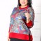 Bluza Jerse Elvira Bordo - 50Marimea