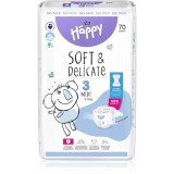 BELLA Baby Happy Soft&amp;Delicate scutece de unică folosință cu canale Midi 5-9 kg 70 buc