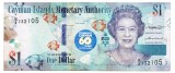 Insulele Cayman 1 Dolar 2020 Comemorativa P-44 Seria 732105
