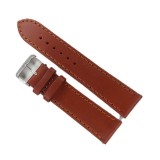 Cumpara ieftin Curea Ceas &bdquo;Deep Brown&rdquo; 2T3 &ndash; Piele Naturală Maro cu Cusătură Asortată (18mm -