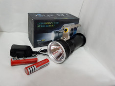 Lanterna reincarcabila Led High Power Searchlight Max 800 Lumens -75 lei foto