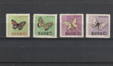 Fauna,Fluturi 1962,Koreea., Nestampilat