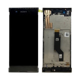 Ansamblu display touchscreen rama Sony Xperia XA1 G3121 negru