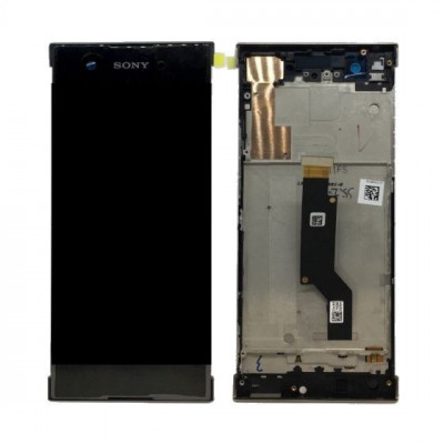 Ansamblu display touchscreen rama Sony Xperia XA1 G3121 negru foto