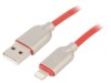 Cablu USB Apple Lightning 2m Roșu, Gembird