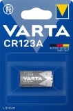 Baterie Varta CR123A Professional Lithium 3V 1480mAh 6205, baterie foto litiu performanta ridicata pentru camere si dispozitive electronice, durata