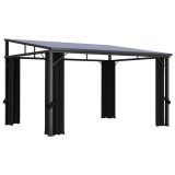 vidaXL Pavilion cu perdele, antracit, 405 x 294 x 244 cm 48599