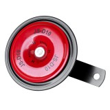 Claxon auto 24V AMiO, semnal sonor monotonal, carcasa metalica solida, montaj pe conectori tip wsuwki, diametru 90 mm, 118dB, pentru vehicule cu