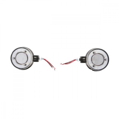 Lampa gabarit LED 12/24V pentru oglinda camion rosu/alb FR0331RW Breckner Germany foto