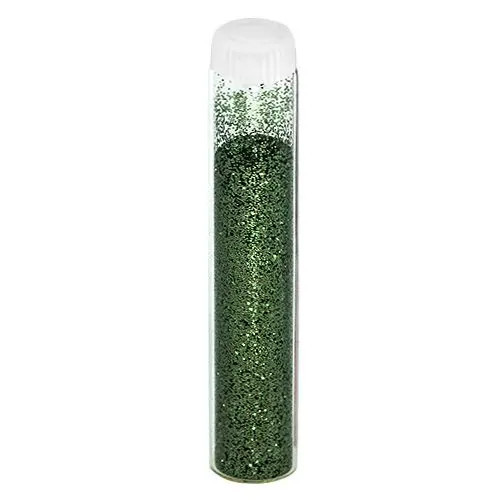 Pudră cu glitter pentru nail art - verde &icirc;nchis, metalic