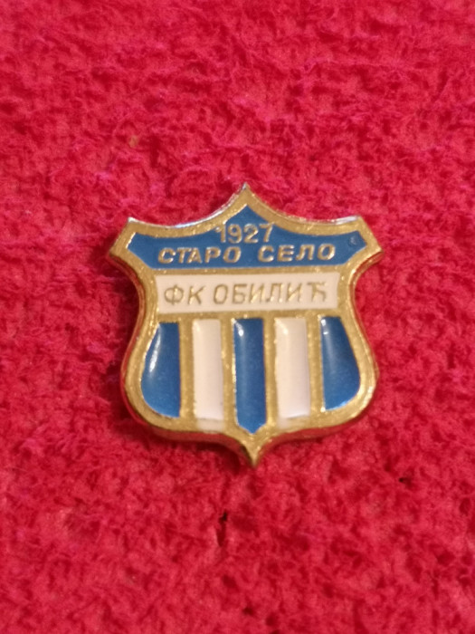Insigna fotbal - FK Obilić Staro Selo (Serbia)