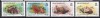 DB1 Fauna Marina Scoici Melci 1984 Montserrat 4 v. MNH, Nestampilat