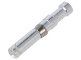 Pin mamă argintat BINDER 2,5mm2 crimpat pe cablu 696