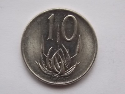 10 CENTS 1976 AFRICA DE SUD-COMEMORATIVA foto