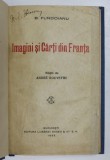 IMAGINI SI CARTI DIN FRANTA de B. FUNDOIANU , in text mastile scriitorilor de ANDRE ROUVEYRE , 1921