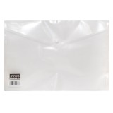 Pachet 100 buc mapa plastic a4 cu capsa skag alb