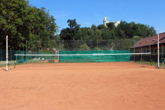 Fileu fotbal-tenis Liga Sport fileu tenis cu piciorul 3mm foto