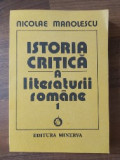 Istoria critica a literaturii romane