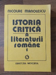 Istoria critica a literaturii romane foto