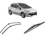 Cumpara ieftin Set 3 stergatoare PEUGEOT 308 SW I (4E_, 4H_) 2007-2014, parbriz si luneta, Bosch Twin-Aerotwin