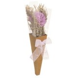 Buchet Decorativ cu Flori Artificiale Trandafiri Lila, CMCLASS