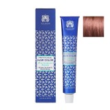 Blond deschis aramiu intens 8.44 Vopsea de par cu plex si arginina Valquer 60g
