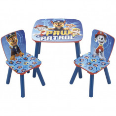 Set masuta si 2 scaunele Paw Patrol