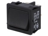 Comutator Basculant Negru DPST 4A 250V IP40