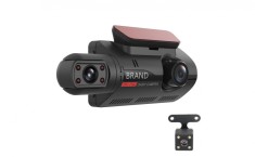 Camera tripla auto CTC G60 3 Inchi, Full HD inregistrare automata foto