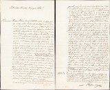 A362 Lot 14 acte olografe, 1847, &icirc;n limba maghiară, Trencsen, Trencin