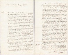 A362 Lot 14 acte olografe, 1847, &icirc;n limba maghiară, Trencsen, Trencin