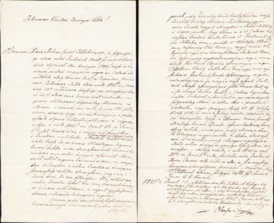 A362 Lot 14 acte olografe, 1847, &amp;icirc;n limba maghiară, Trencsen, Trencin foto