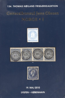 Thomas Hoiland 2010 Auction book no. 134, Norway, 19.05.2010, 76 colour pages foto