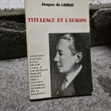 Titulescu et lEurope - Jacques de Launay