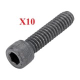 Set 10 suruburi cilindru drujba Husqvarna (32mm, &Oslash; 6mm)