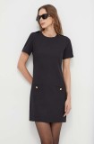Silvian Heach rochie culoarea negru, mini, dreaptă