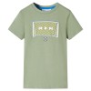Tricou pentru copii, kaki deschis, 92 12419, vidaXL