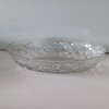 Bol oval, vechi, din cristal, stare excelenta, model deosebit