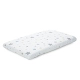 Cearceaf cu elastic pentru patut, 98 x 65 cm, 100% bumbac ranforce, Blue