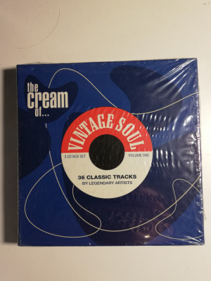 The Cream Of Vintage Soul &amp;ndash; Selectiuni &amp;ndash; 3 CD Box (1997/Life) - CD/Nou-sigilat foto