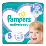 Cumpara ieftin Scutece Active Baby, marimea 5, 11-16 kg, 38 bucati, Pampers