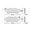 Placute frana TRW Lucas MCB726 Cod Produs: MX_NEW 7873870MA