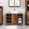 VidaXL Dulap pentru Chiuvetă Lemn Vechi 91 x 35 x 60 cm Lemn compozit