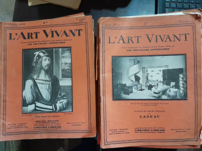 L&amp;#039;Art Vivant : Revue bimensuelle des Amateurs et des Artistes 26 numere (detalii in descriere) foto
